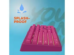 Клавіатура Canyon Fortnax GKW-2 Pink (CND-SKBW2) - мініатюра 9