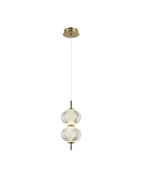 Підвісний світильник Italux PND-29038-2-GD Lazie Led 2x10W 3000K 1000Lm IP20 Gold