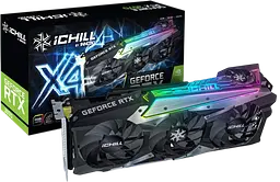 Відеокарта GeForce RTX 3070 8GB Inno3D iChill X4 LHR (C30704-08D6X-1710VA35H) Б/В