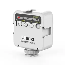 Відеосвітло Ulanzi Vijim Xiaomini LED Video Light White UV-2215 VL49 White - мініатюра 2