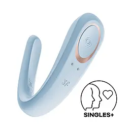 Вібратор для пар Satisfyer Double Classic Light Blue