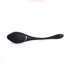 Віброяйце Toyz4lovers Ovulo Vivie, 17 см (чорний) - мініатюра 4