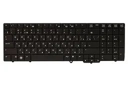 Клавіатура для ноутбука HP 6540B, 6545B, 6550B чорний, чорний фрейм (KB310586)