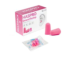 Пінні беруші для сну 10 пар HASPRO MULTI10 SNR 38 дБ Рожеві (1121-02) - мініатюра 5
