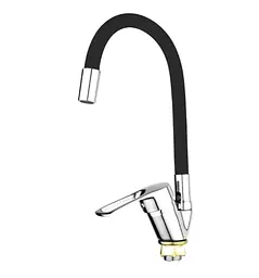 Змішувач для кухні Mixxus FANY 011 (Nut) Refl.Black (MI6287) - мініатюра 2