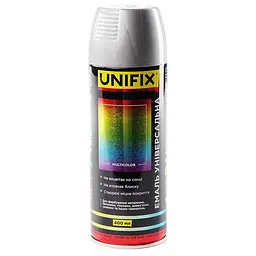 Емаль універсальна в балончику Unifix 400мл RAL 9023 сірий перламутровий