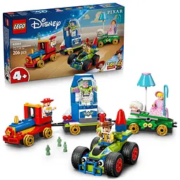 Конструктор LEGO Disney Pixar Святкування з Історії Іграшок: потяг і авто для перегонів 206 деталей (43264) - мініатюра 4