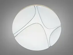 Люстра стельова LED Diasha Y2-26/400WHITE 52W, білий, для вітальні, спальні, кухні, офісу, кафе