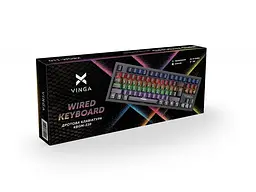 Клавіатура Vinga KBGM-110 Black - мініатюра 6