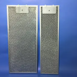 Алюмінієві ґрати ( 2шт. ) для кухонної витяжки Ventolux GARDA 60 (750) SMD, розмір 205*475 мм + 130*475 мм - мініатюра 4