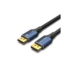Кабель мультимедійний DisplayPort M to DisplayPort M 1.0m 8K60Hz blue Vention (HCELF) - мініатюра 1