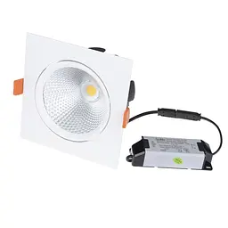 Світильник стельовий Brille LED-41/20W COB WW DL врізний (L126-028)