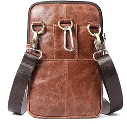 Чоловіча шкіряна сумка Vintage 13х21х4,5 см sum0012381 - мініатюра 6