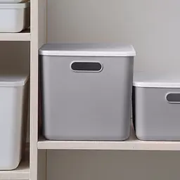 Комплект XXL: ящик для зберігання МВМ My Home FH-14 XXL 360х257х240 мм та кришка FH-16 сірий (FH-14/FH-16 GRAY) - мініатюра 10