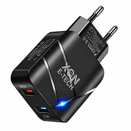 Зарядний пристрій XON PowerCharge 18W (QC3.0) USB Type-А (PCWC018018A2С0B 6174) Чорний