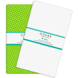 Набір простирадл полуторне Cosas G&W DOTS 155х240 см (SetSheet_DropGreen_White_155х240)