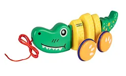 Іграшка-каталка Baby Team Крокодил зелений (8664) - мініатюра 2