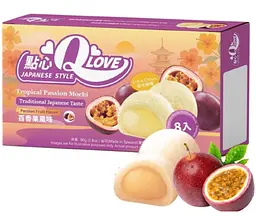 Моті QLove Tropical Passion Mini Mochi 80г - мініатюра 2