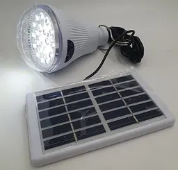 Акумуляторна кемпінгова LED лампа із сонячною панеллю світильник із гачком USB зарядка ліхтар світильник EASY POWER EP-020