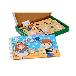 Розвиваюча іграшка "Мока Бока Будиночок" 103 деталей PuzzleOK det0015142 - мініатюра 2