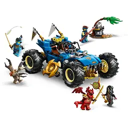 Конструктор LEGO Ninjago Автомобіль-трансформер Джея 387 деталей (71856) - мініатюра 4