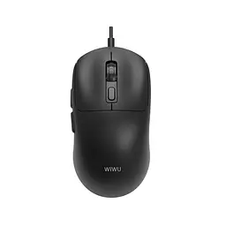 Маніпулятор миша дротова WIWU USB2.0 Wired Mouse WM111 Чорний