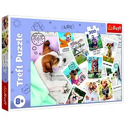 Пазл Trefl Літні картинки Собачки колаж 300 ел. (23003)