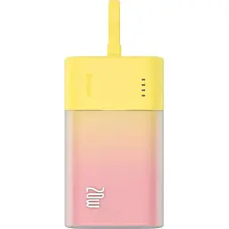 Зовнішній акумулятор Baseus Popsicle Lightning 5200mAh 20W Yellow [P10055600Y12-00] [125026] - мініатюра 3