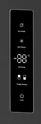 Холодильник Gorenje з нижньою морозильною камерою, 200х60х60см, 2 двері, 238(98)л, А+, NF+, Зона св-ті, Зовн. Дисп, Чорний - мініатюра 4