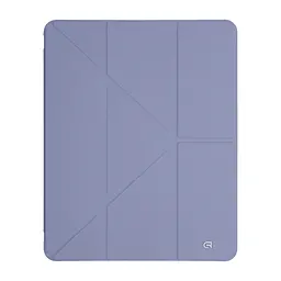 Чохол-книжка для планшета Apple iPad Pro 13 (2024)/Pro 13 (2025) M5, Y-Type PEN, фіолетовий, магнітний, з тримачем для стилуса, протиударний, обкладинка з функцією підставки, екошкіра + ТПУ, функція автоматичного пробудження/сну