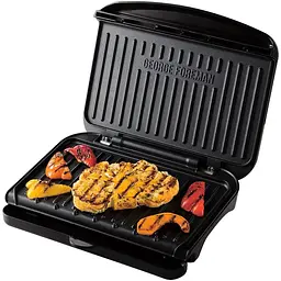 Гриль притискний Russell Hobbs George Foreman Fit Grill Medium 1630Вт, темп. режимів-1, пластик, чорний - мініатюра 2