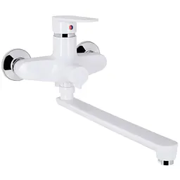 Змішувач для ванни Brinex 35W 005, Chrome/White (k35) BRIN35W005