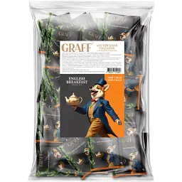 Уцінка. Чай чорний Graff Англійський сніданок 100 г (50 шт x 2 г)  