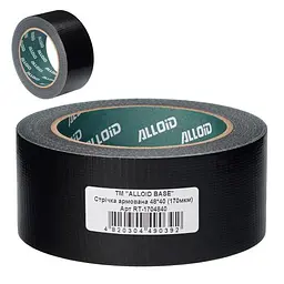 Alloid Base. Скотч армований посилений 170мкм (чорний) 48мм*40м