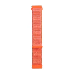 Ремінець BeWatch 22мм нейлоновий липучка для Xiaomi Amazfit Stratos/Pace/GTR 47/GTR 2 Помаранчевий (1021307) - мініатюра 4