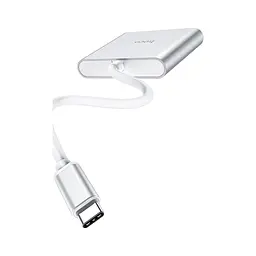 Концентратор HOCO USB-C to USB3.0+HDMI+PD HB14 Silver (6931474725790) - мініатюра 5