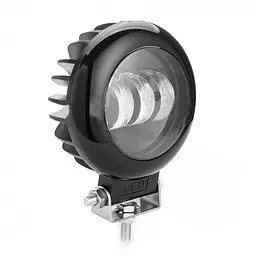 Світлодіодна додаткова LED фара Кругла D115x60 mm / 30W / 10Wх3 / Далекий 1 шт.