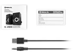 Колонки для комп'ютера REAL-EL S-200 Black - мініатюра 9