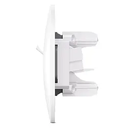 Розетка Videx Binera CAT6+CAT6 подвійна комп'ютерна біла (VF-BNSK2PC6-W) - мініатюра 4