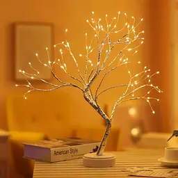 Світлодіодне дерево бонсай LED, 50 см, USB, теплий білий (WLS-9036-W)