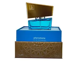 Парфуми з феромонами чоловічі Shiatsu Pheromone Fragrance men lightblue 15 ml