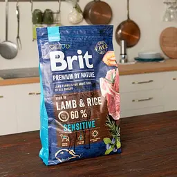 Сухий корм Brit Premium Dog Sensitive Lamb для собак з чутливим травленням, з ягням, 3 кг - мініатюра 5