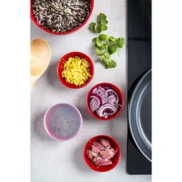 Набір мисок-приправниць з кришками KitchenAid Universal червоний 4 шт. (KQG177BXERE) - мініатюра 15