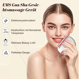 Robofun Масажер для обличчя Gua Sha Electric з 4 режимами, нагріванням та вібрацією - мініатюра 3