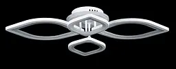 Люстра стельова LED Splendid Ray LK30/2+2+A, 120W, білий, метал, акрил, сучасний стиль