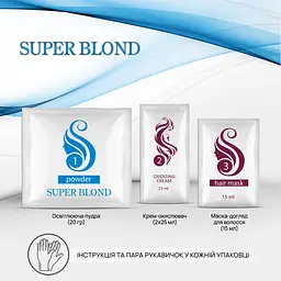 Освітлювач для волосся Acme Color Super Blond, 85 г - мініатюра 3