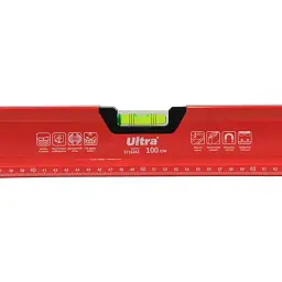 Рівень магнітний 3 капсули + дзеркальне вічко 2 рукоятки 100см ULTRA (3716242) - мініатюра 5