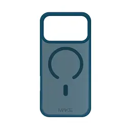 Чохол MAKE Apple iPhone 17 Pro Silicone Aura Magnet Dark Blue - мініатюра 4
