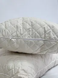 Подушка Ecotton 40х60 см антиалергенна на змійці бежева з наповнювачем холофайбер (19906) - мініатюра 6