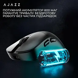 Миша Ajazz AJ179 V2 Max Black (AJ179-V2-MAX-B) - мініатюра 9